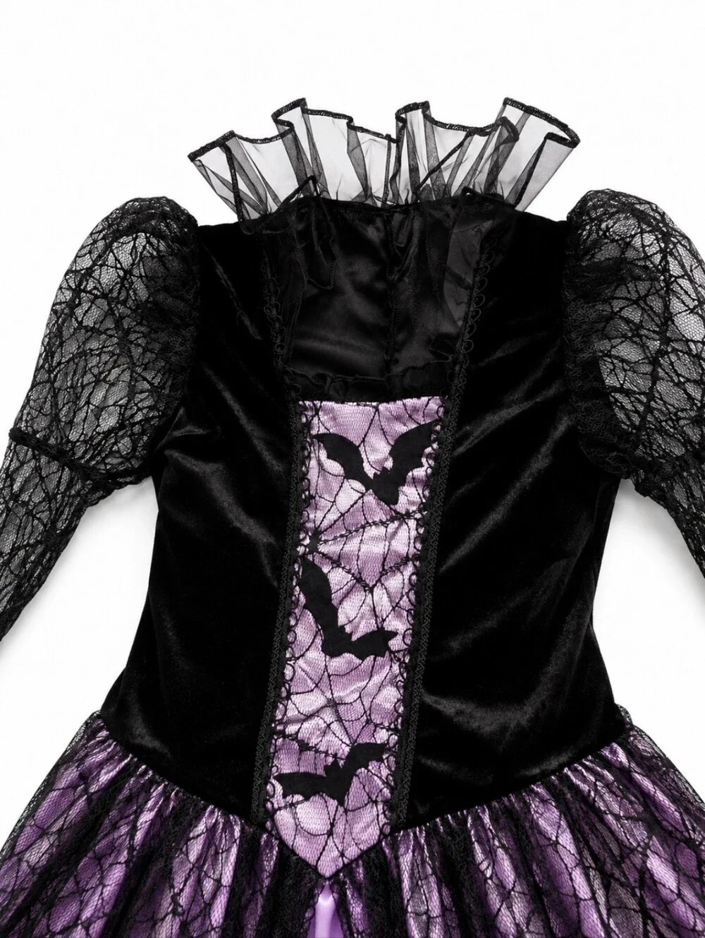 Robies Gothic Queen Halloween Costume Girls Large (10-12) Dress & Tiara New